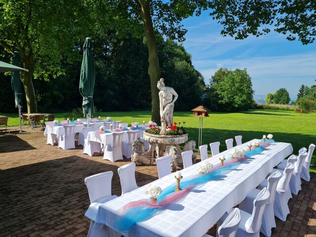 Sonnenterrasse festlicher Anlass