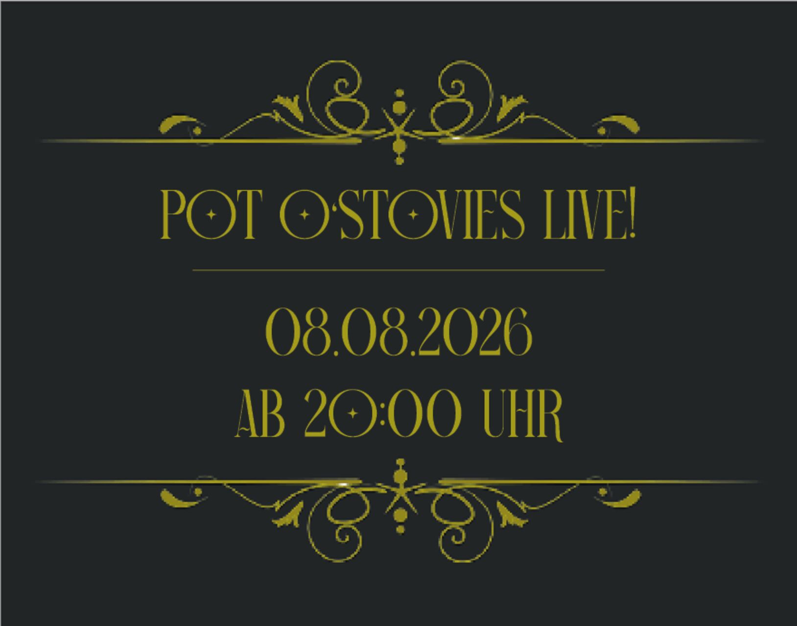 POT O'STOVIES LIVE IN CONCERT