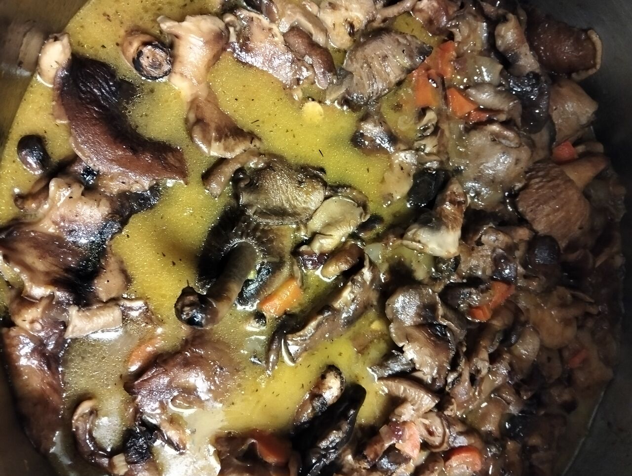 Setas shiitake en escabeche de cítricos 