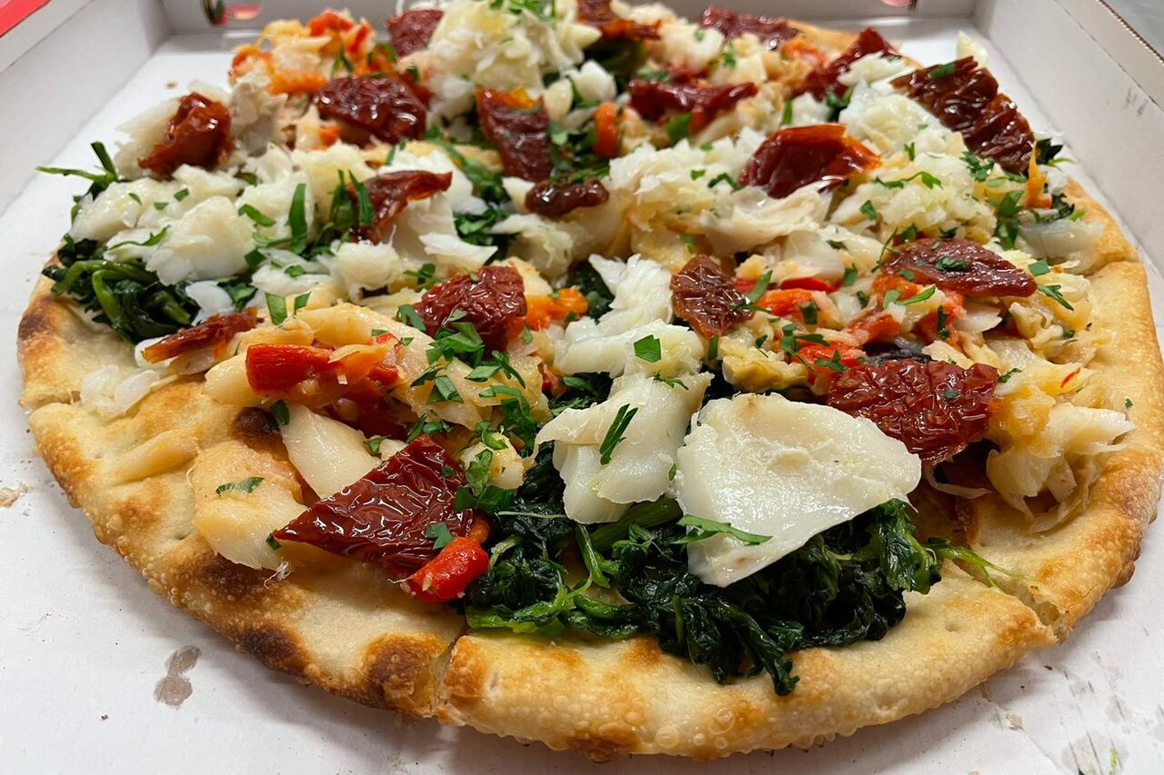Pizza con Baccalà