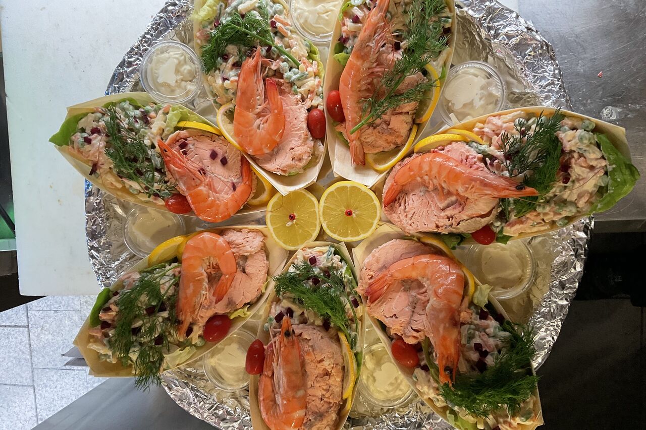 Darne de saumon Macedoine Plateaux