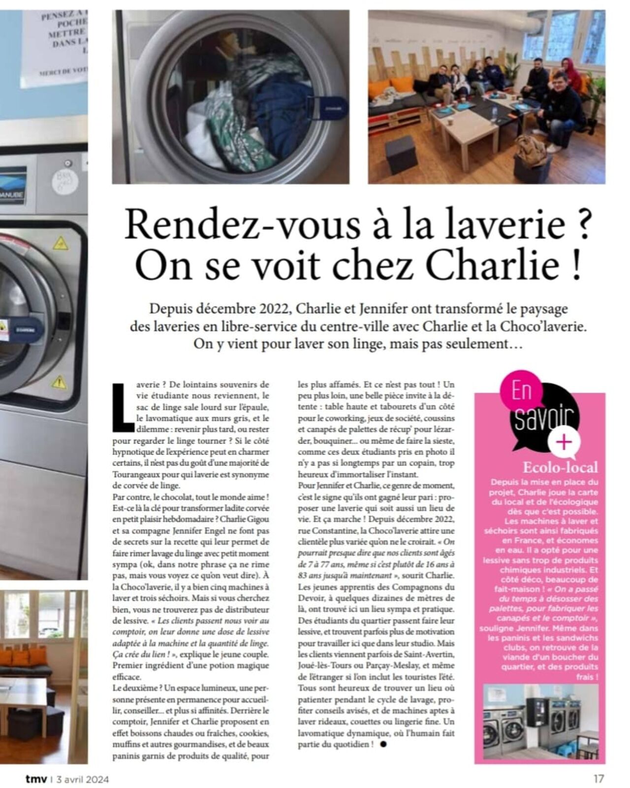 Article Charlie et La Choco'Laverie