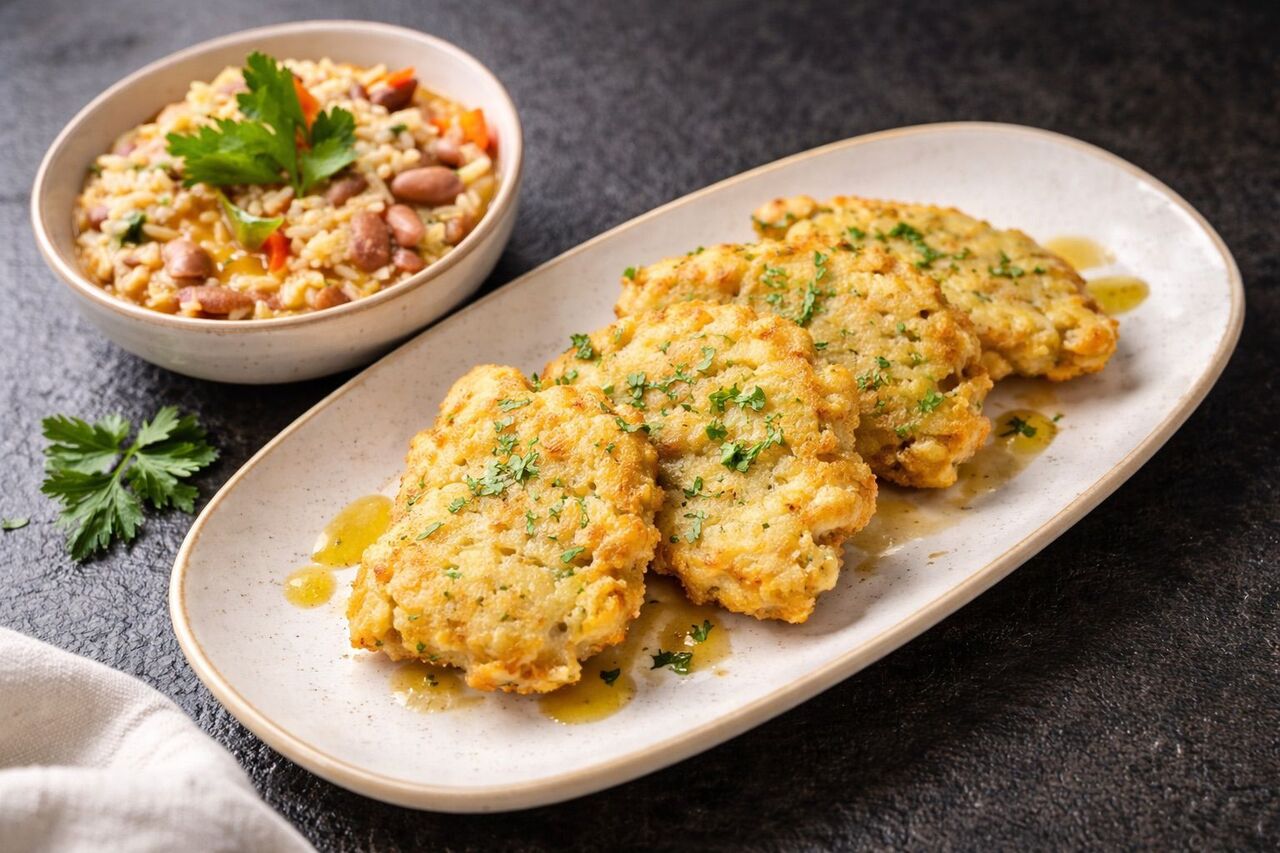 Pataniscas de bacalhau 