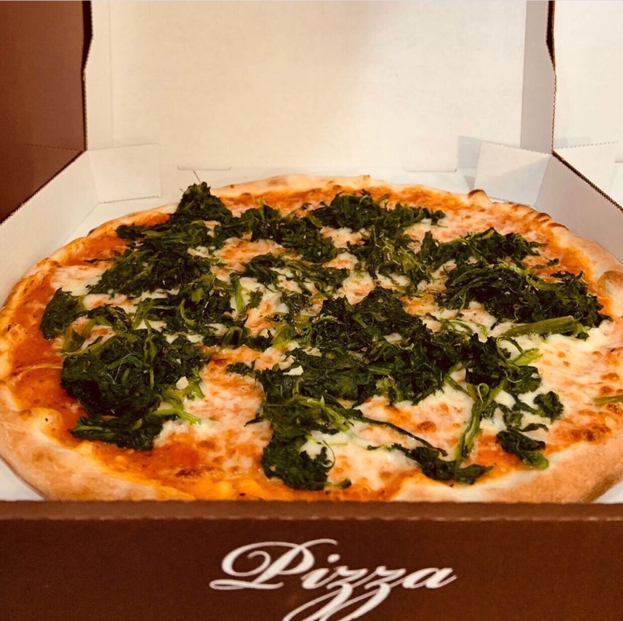 Take away Pizza Spinaci