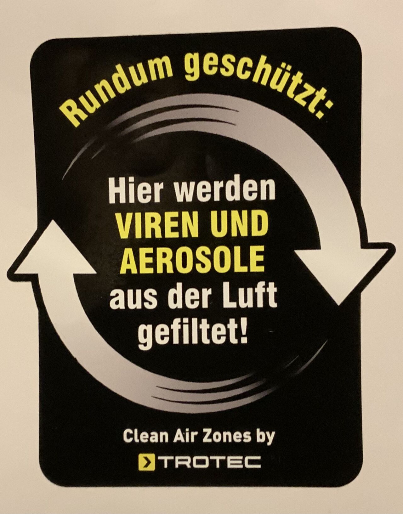 Wir setzen auf unseren TRETOC Luftzirkulator!