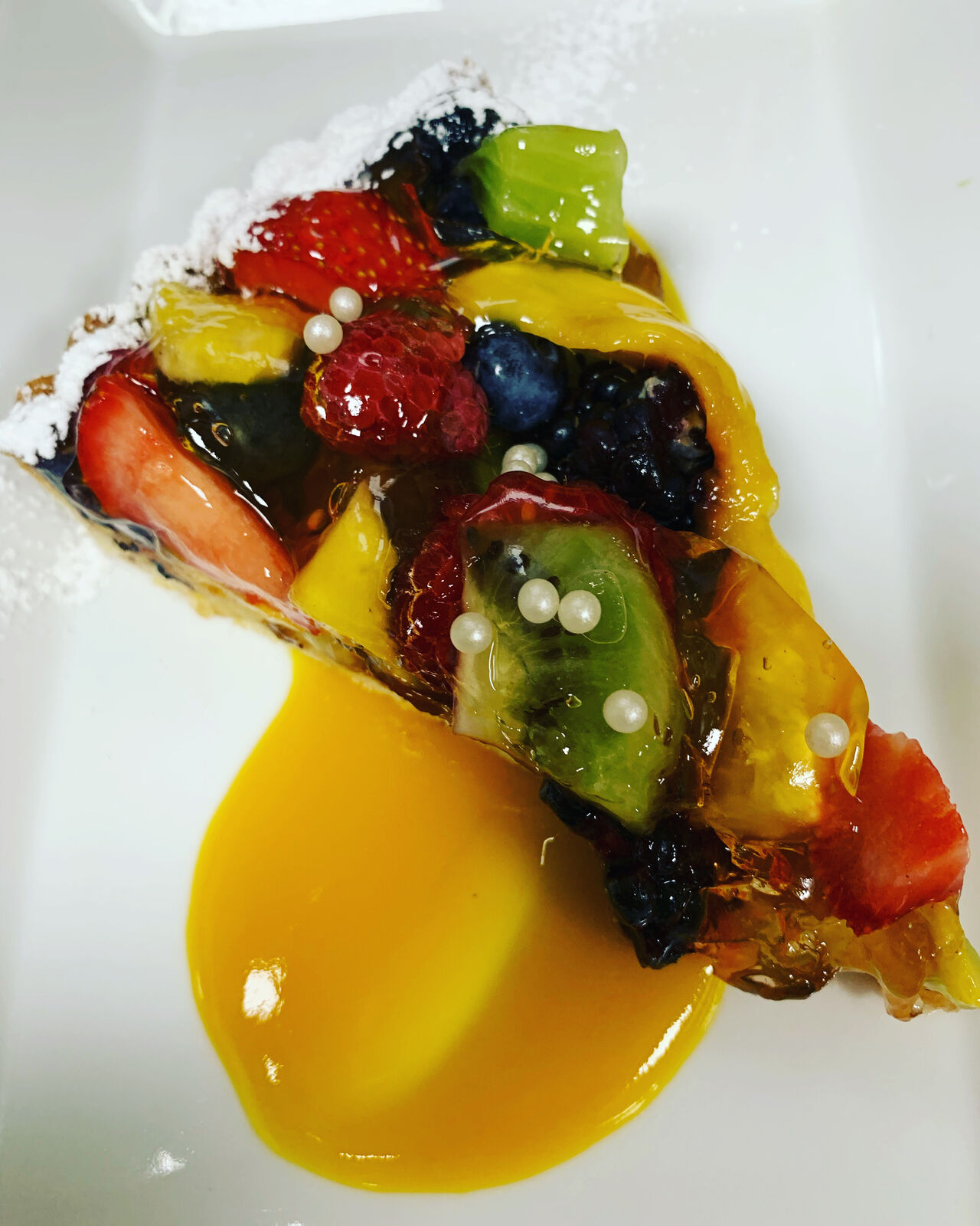 tarte aux fruits exotiques