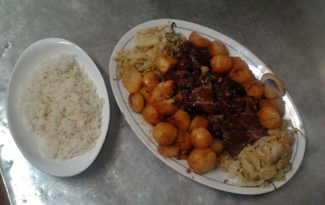 Vitela assada no forno