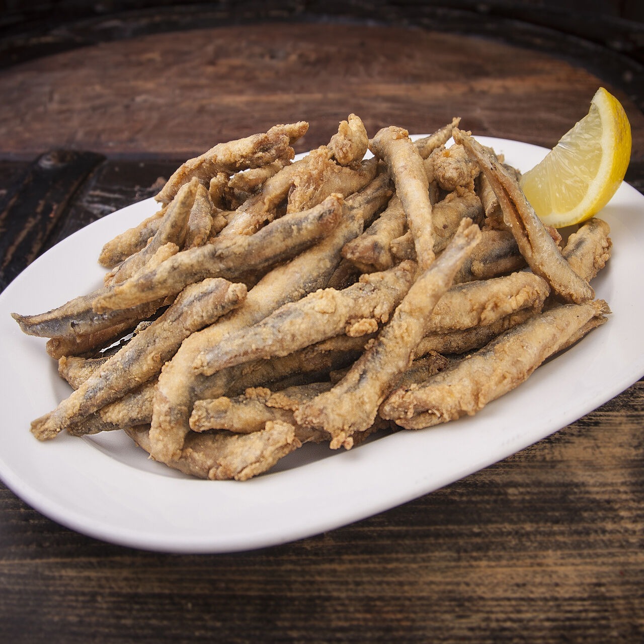 Boquerones rebozados fritos