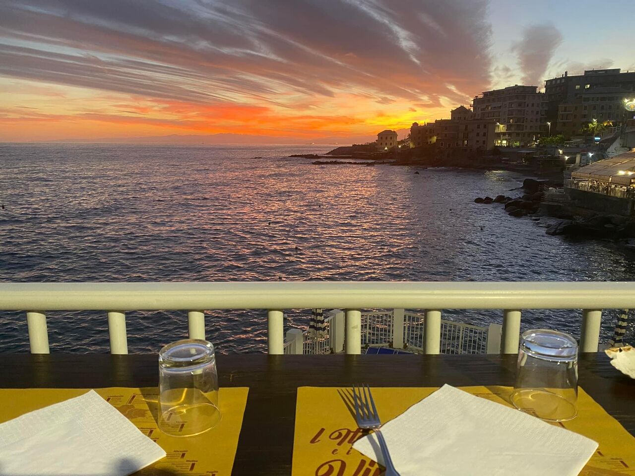 Cena con vista