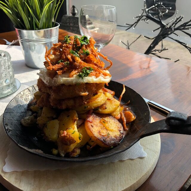 Lunch Schnitzelpfanne