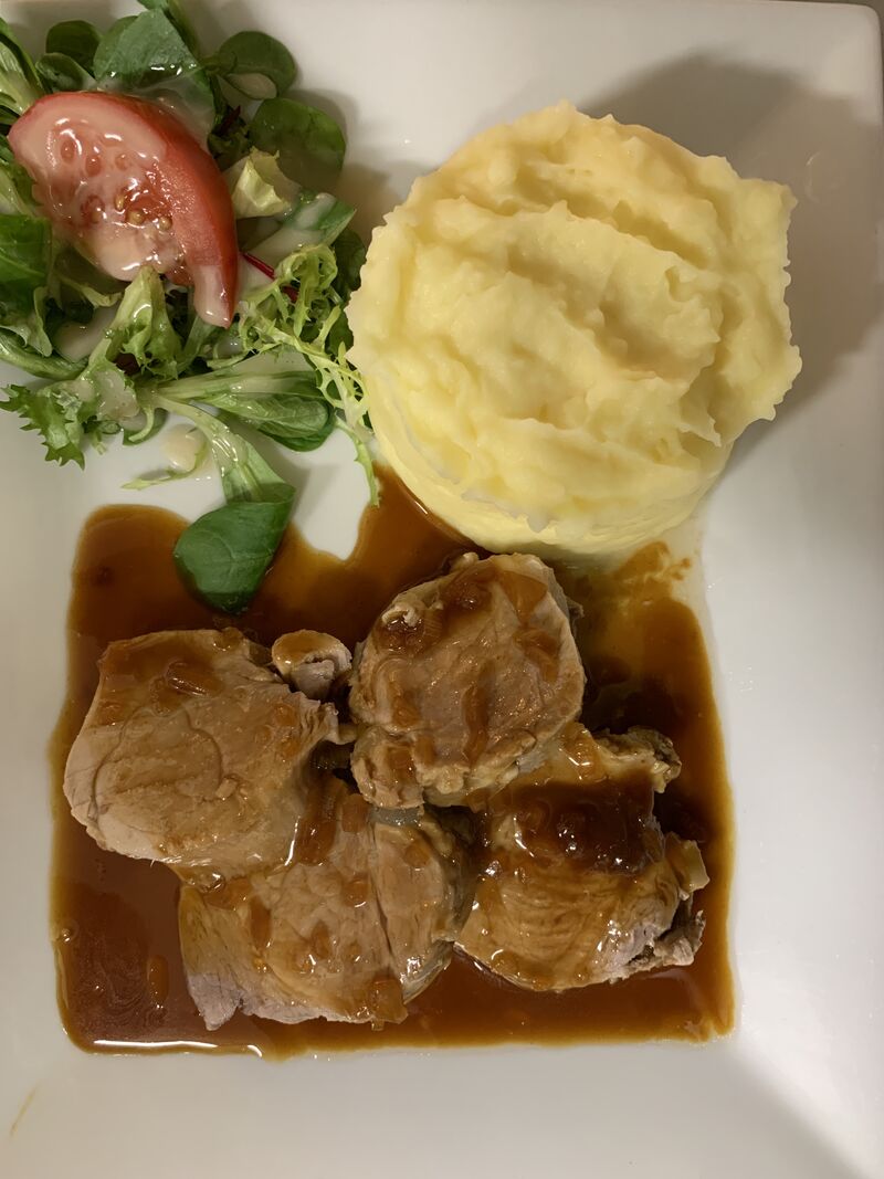 Filet mignon de porc purée maison