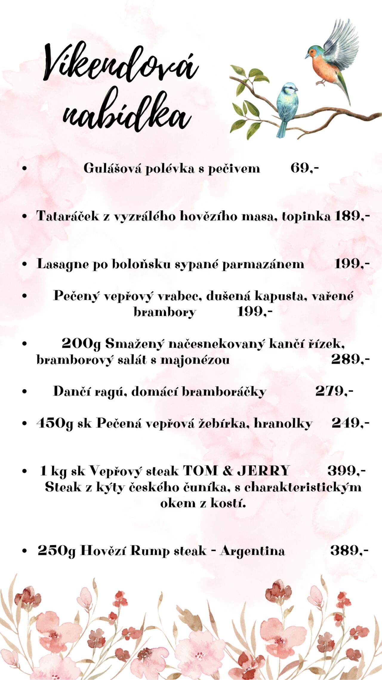 Víkendová nabídka