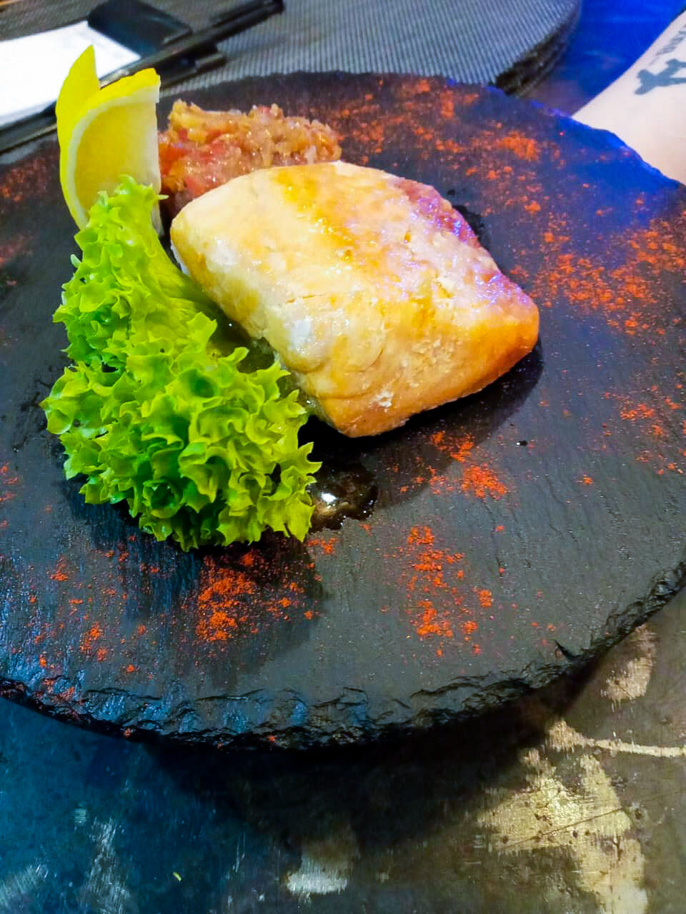 Стейк лосося 