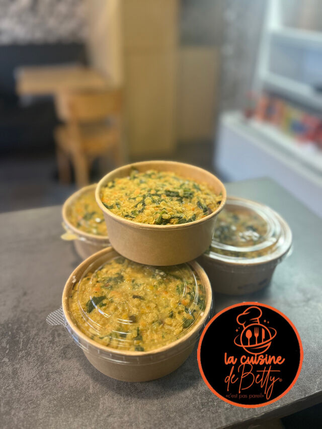 Dahl de lentilles corail