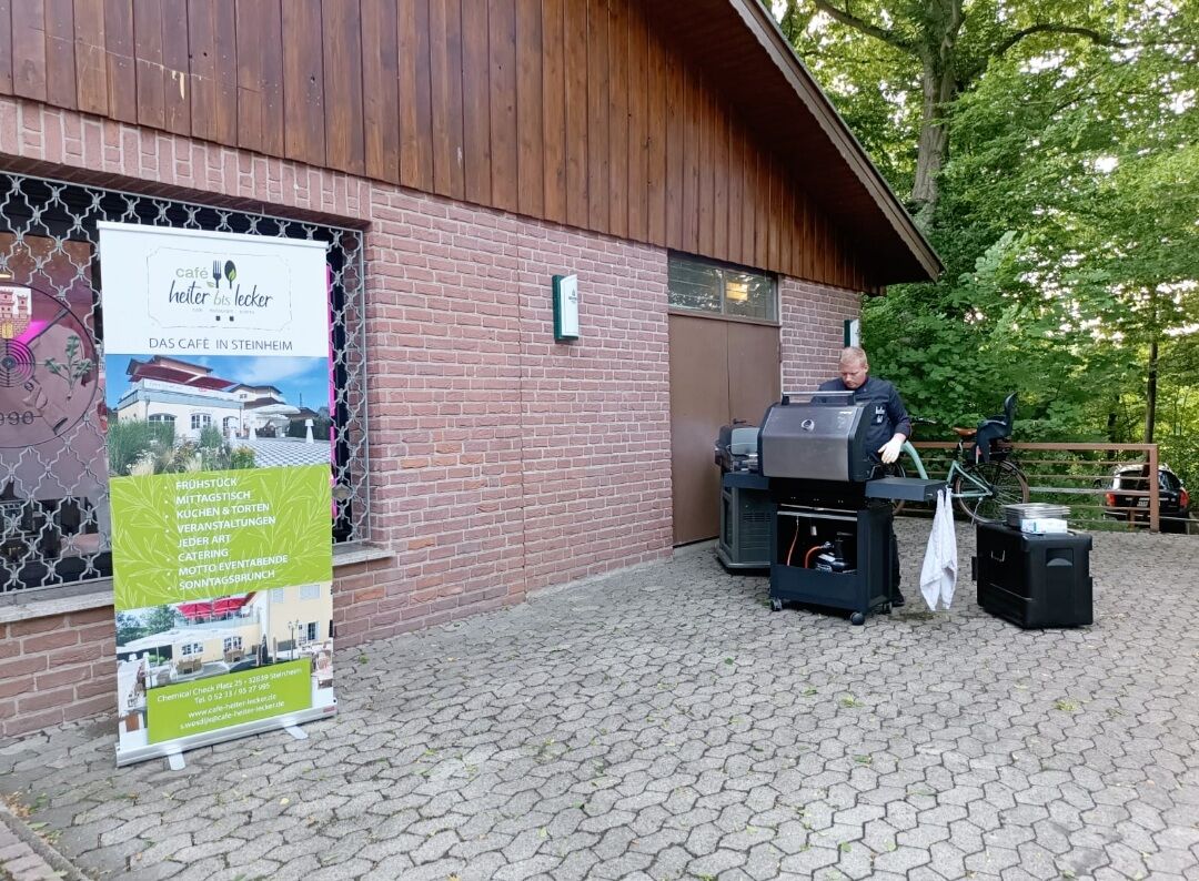 Wir bringen umfangreiches Equipment mit 