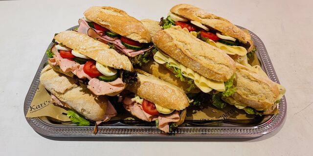 Belegte Baguettesemmeln