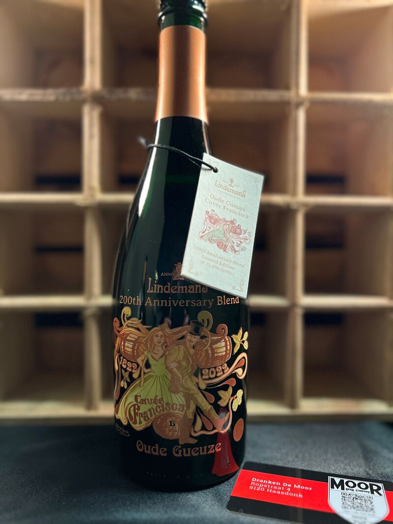Lindemans 200th anniversary blend oude g(u)euze 2022 Cuvée Francisca 75cl