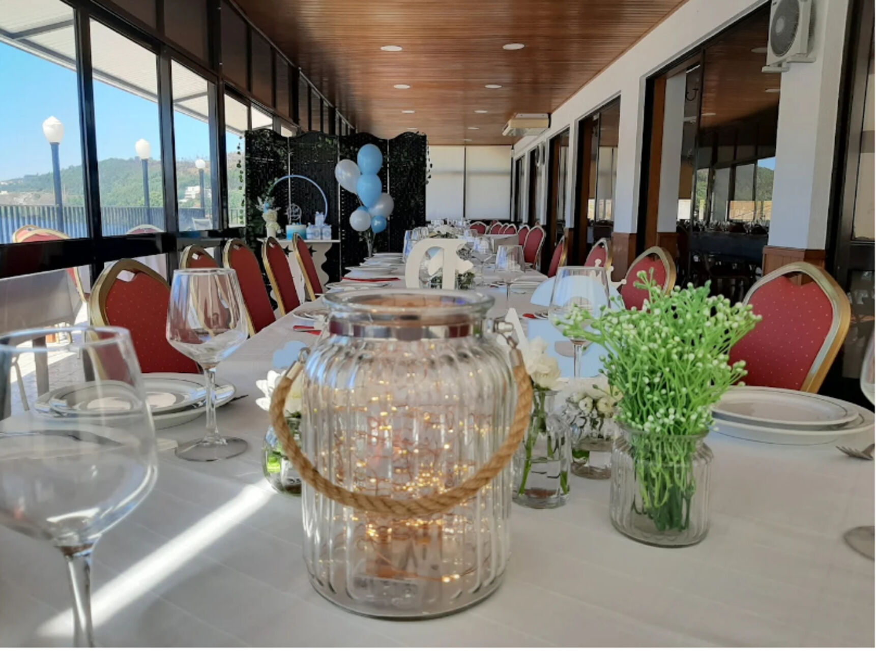 Eventos e banquetes com espaço adaptado a cada ocasião