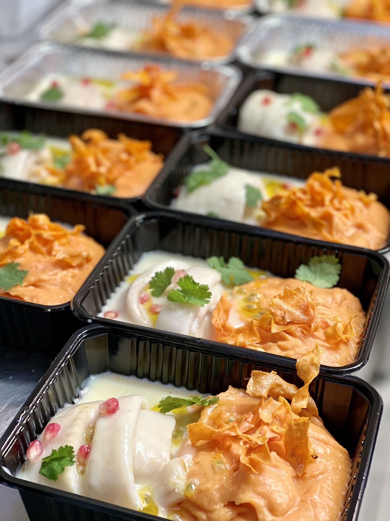 Sole tropicale, sauce coco, purée de carotte