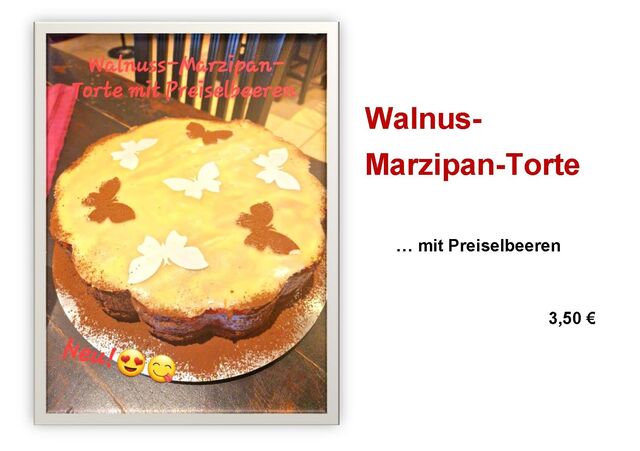 Walnus-Marzipan-Torte