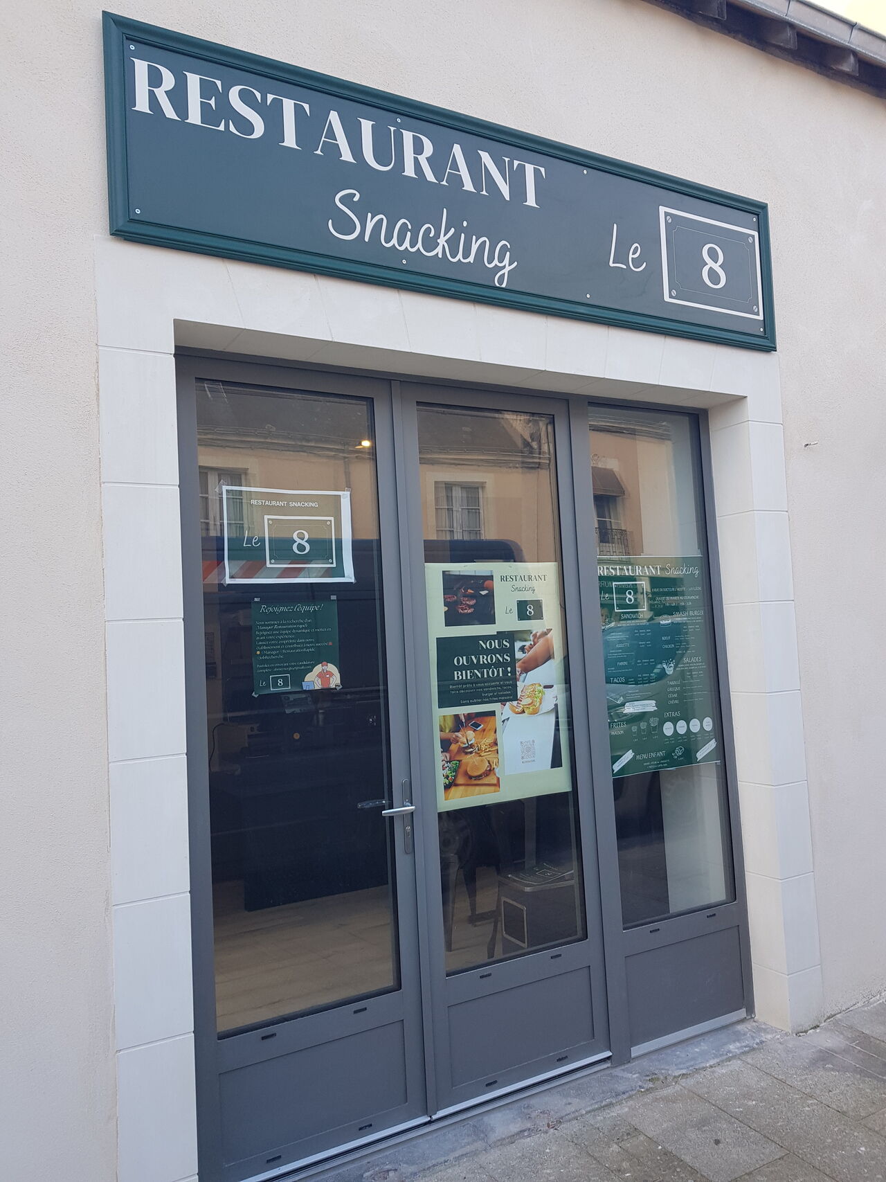 Restaurant Le 8 Snacking : Ouverture
