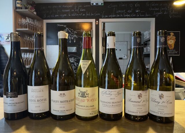 Quelques bouteilles bues