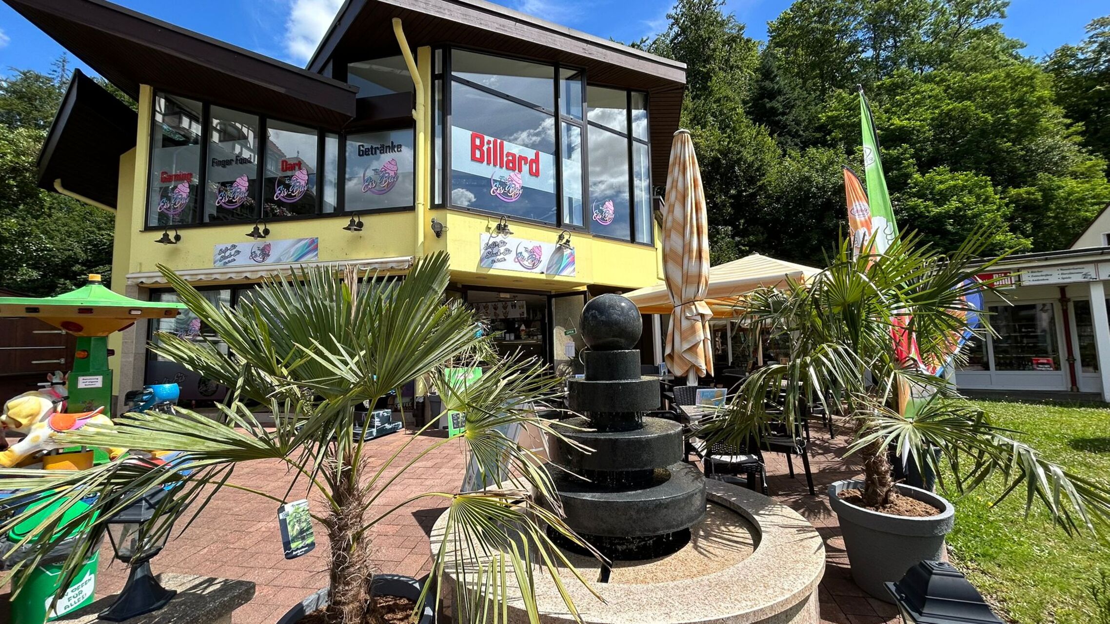 Einladender Außenbereich