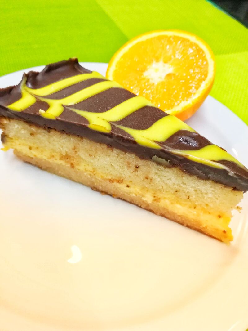 Tarta de naranja.