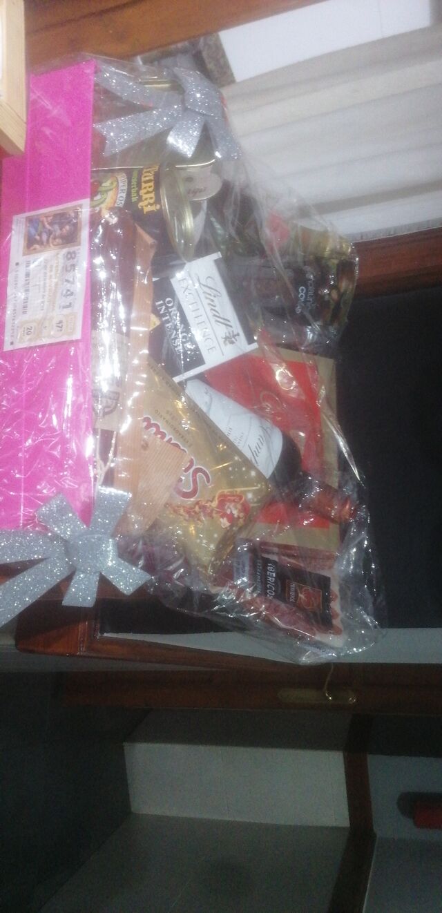 Ya tenemos la cesta de navidad 