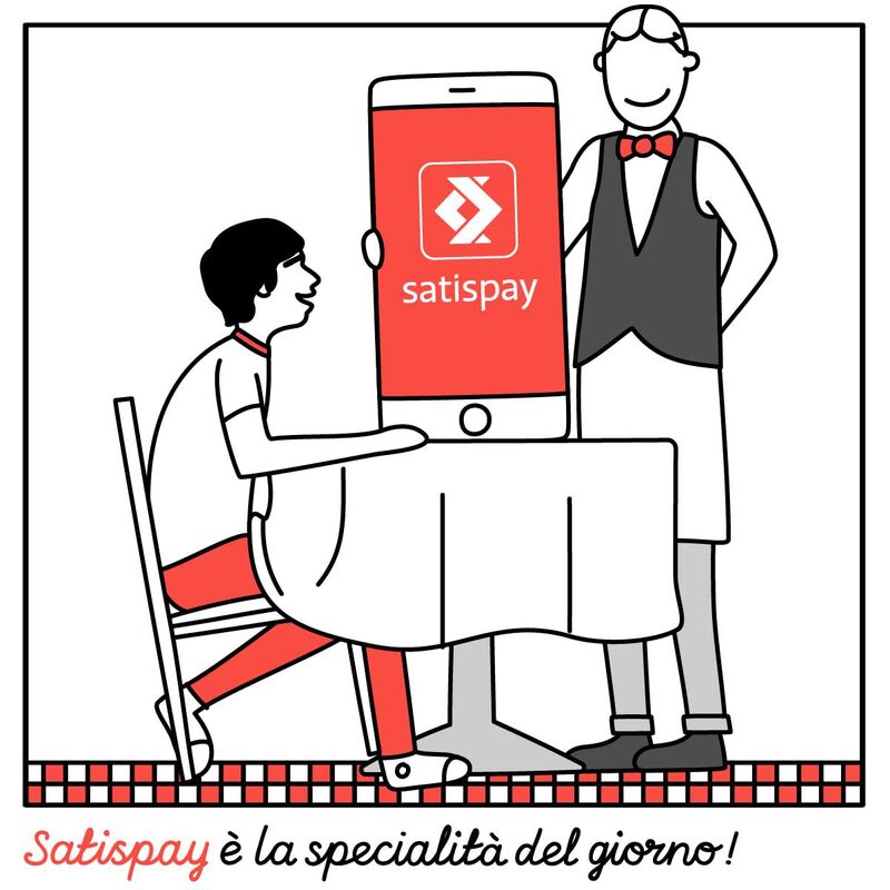 All'Antica Pizzeria del Borgo puoi pagare con Satispay!