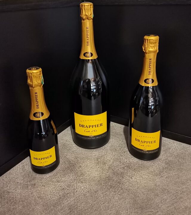 Champagne Drappier Brut=37.5cl = plus en stock / 75cl=31.90€ / 1.5L = 63.50€ 