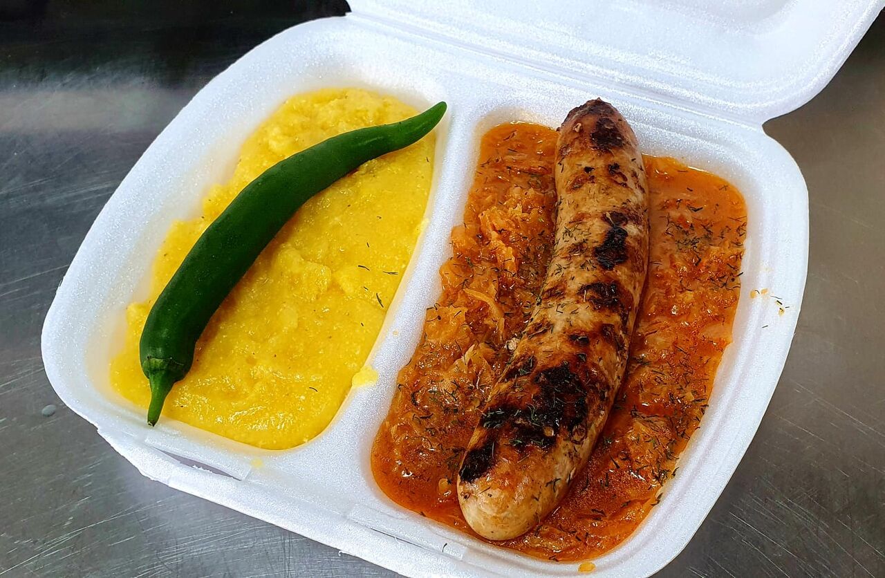 varza calita cu carnat