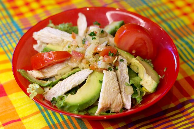 Salade Poulet Aovcat