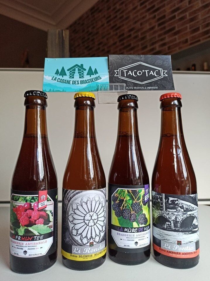 Bières locales sur commande