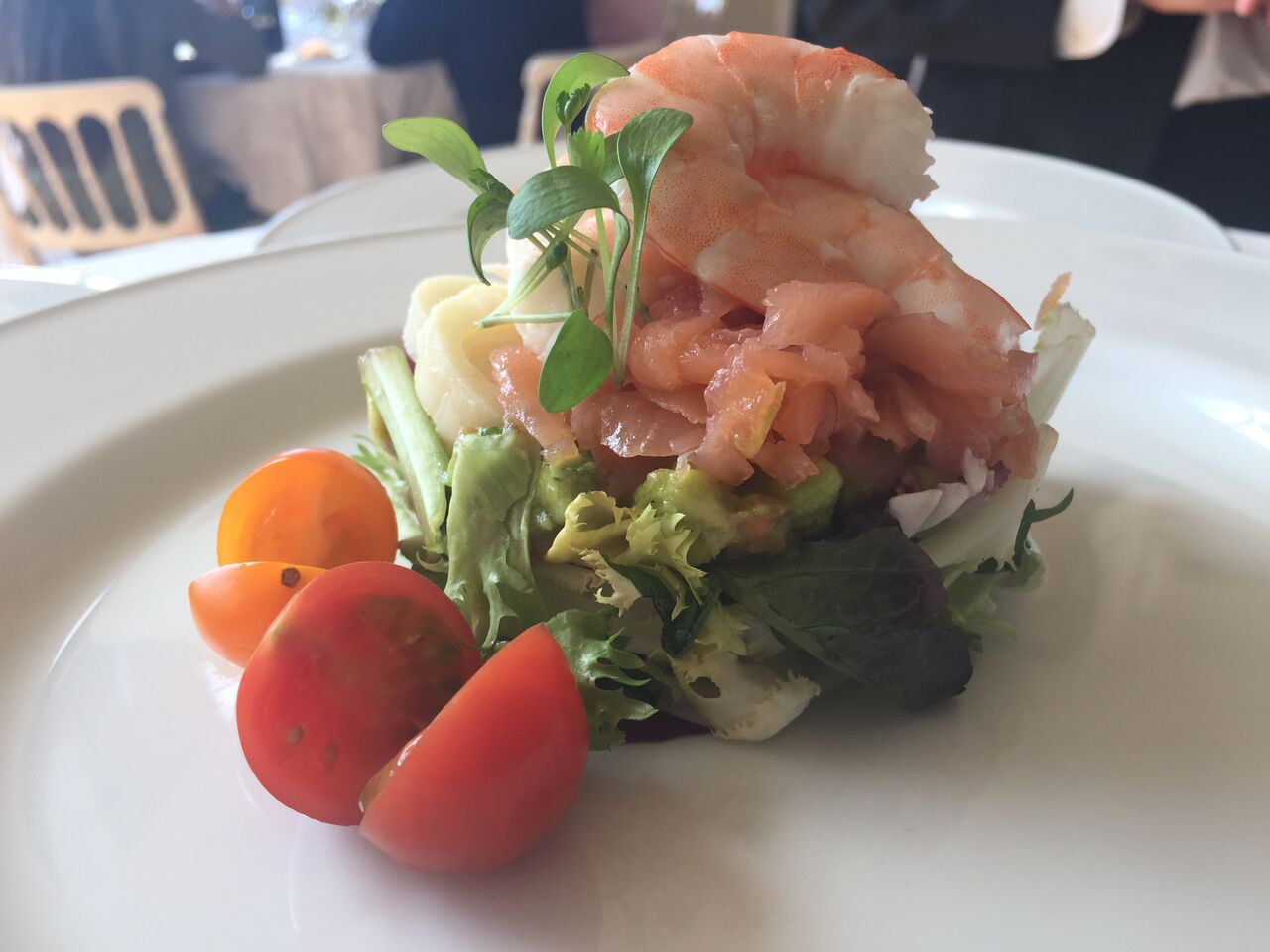 Ensalada de langostinos 