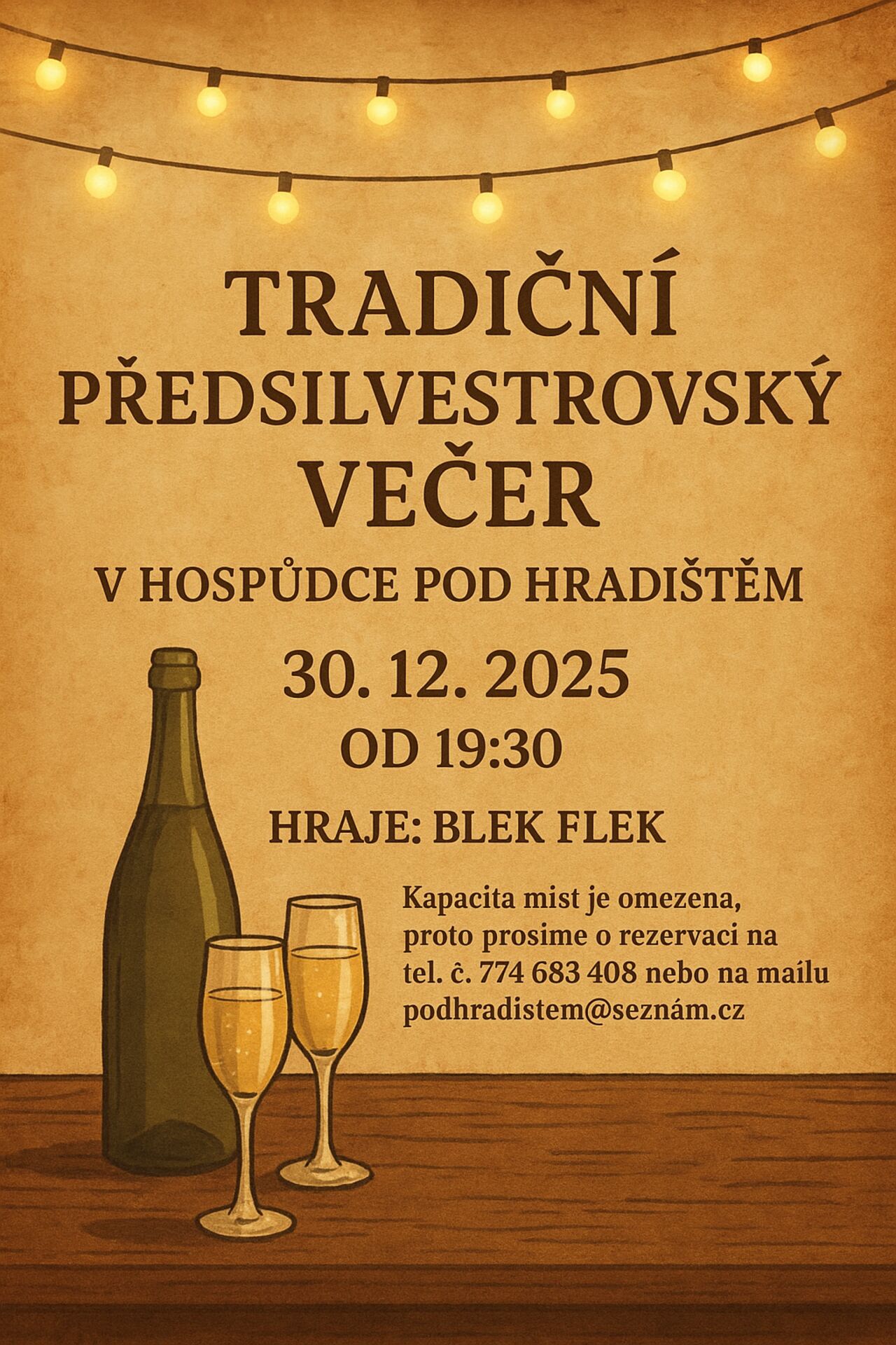 Tradiční předsilvestrovský večer