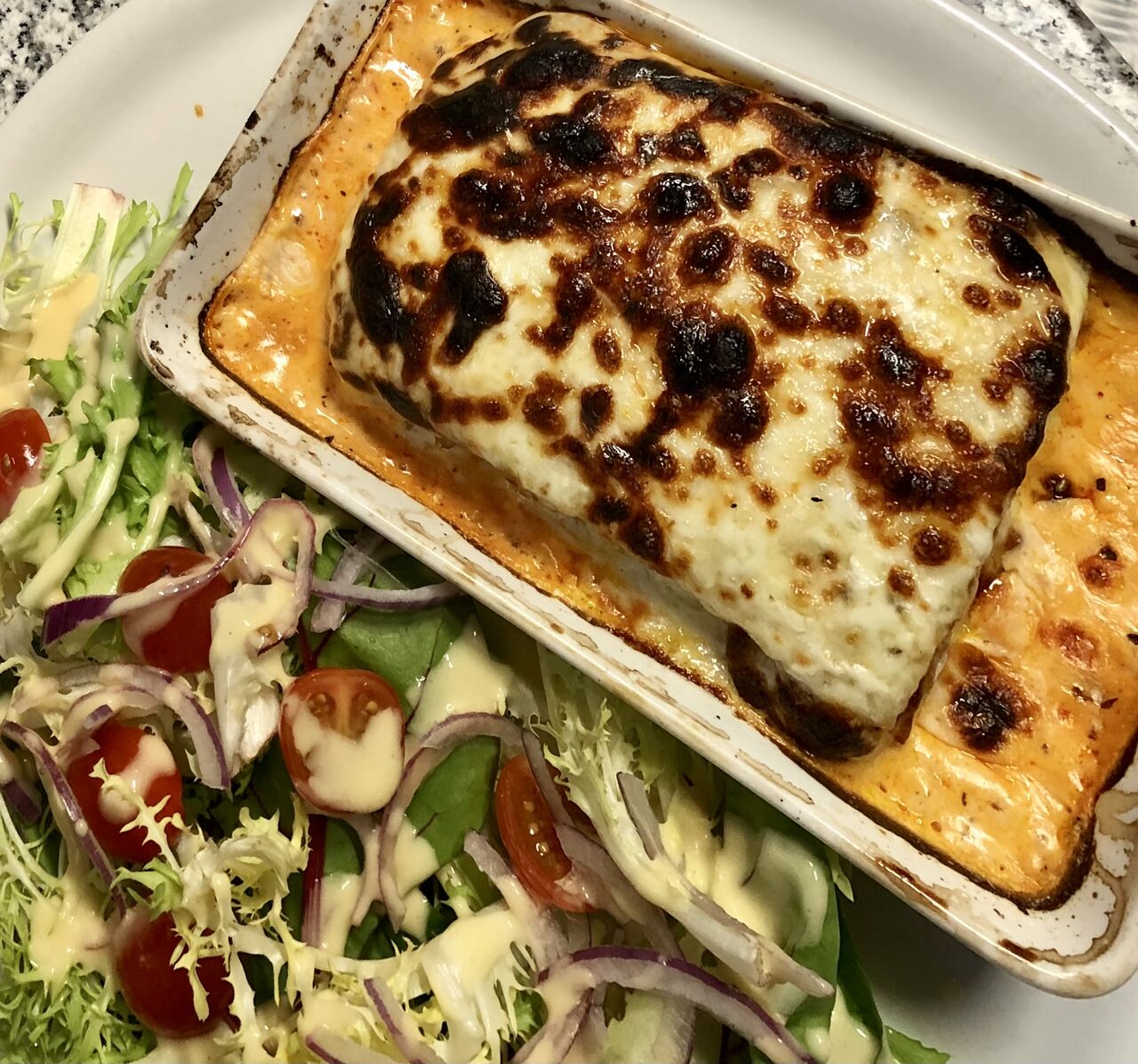 Nos lasagnes Bolognaise 