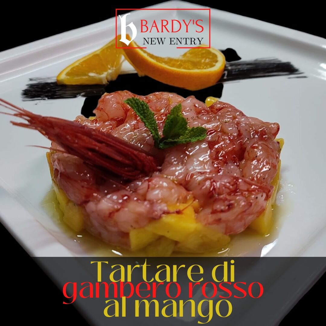 Tartare di gambero rosso al mango