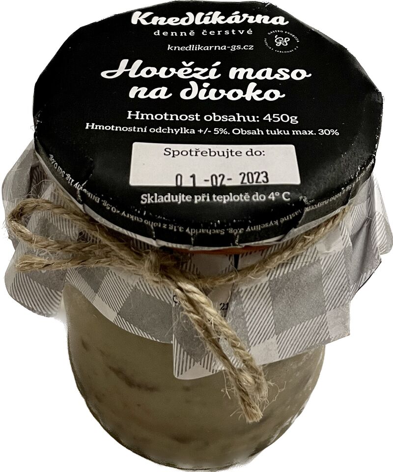 Hovězí na divoko / 450g / 155,-Kč 