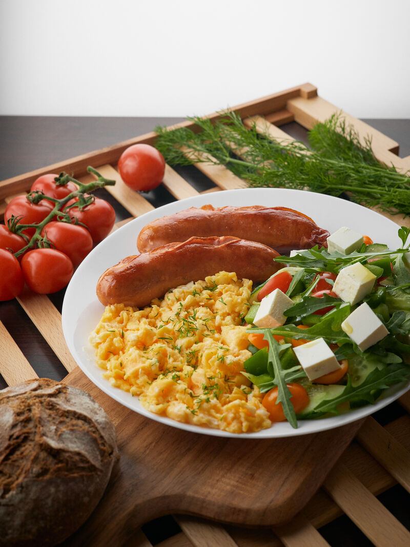 Farmer Sausage & Salad