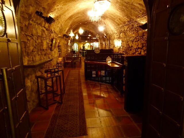 The entrance of the tunnel. 