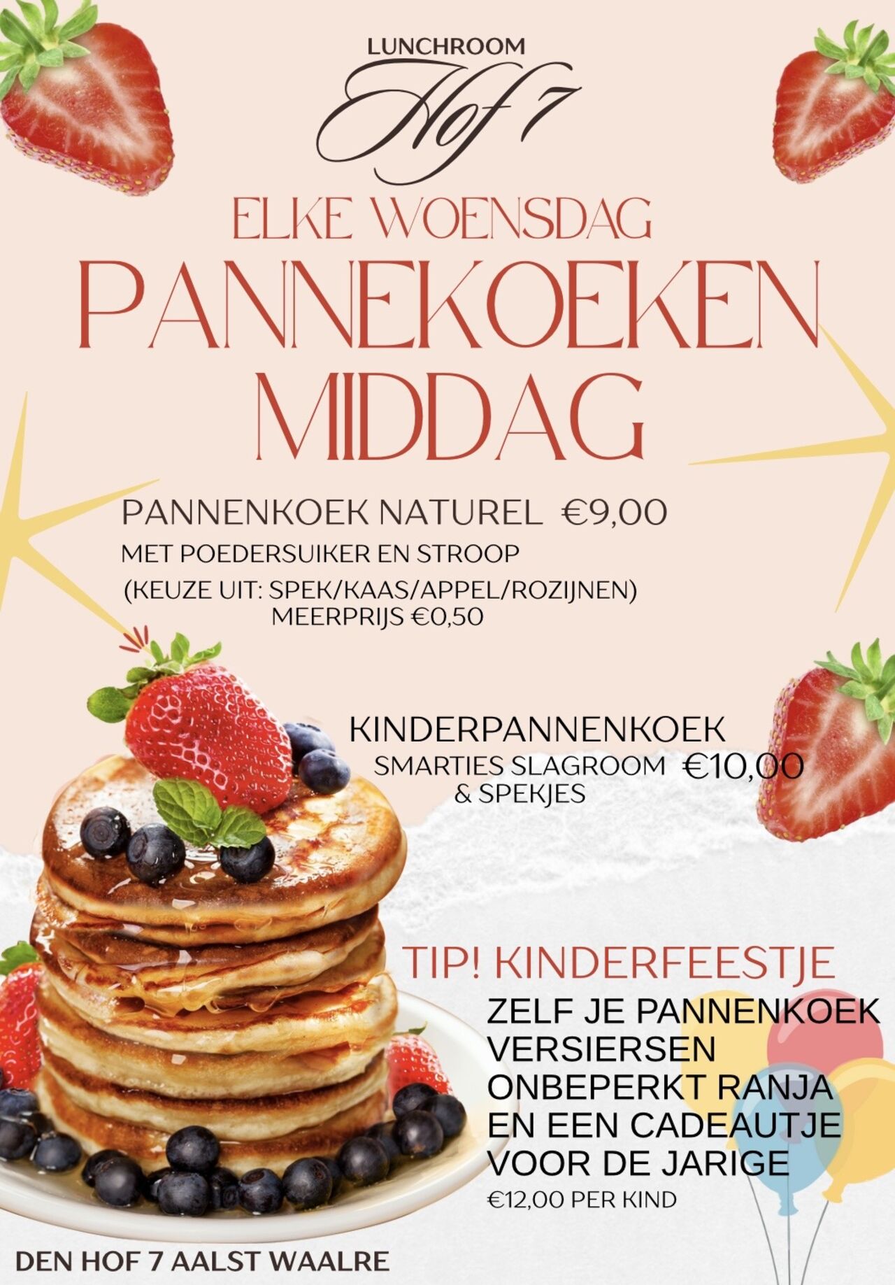 Pannenkoeken middag