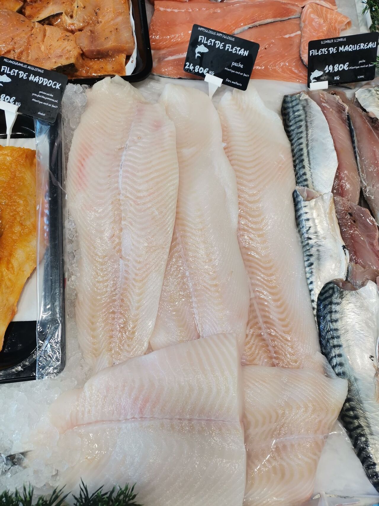 Filets de flétan