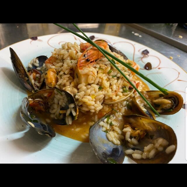 Muscheln Risotto