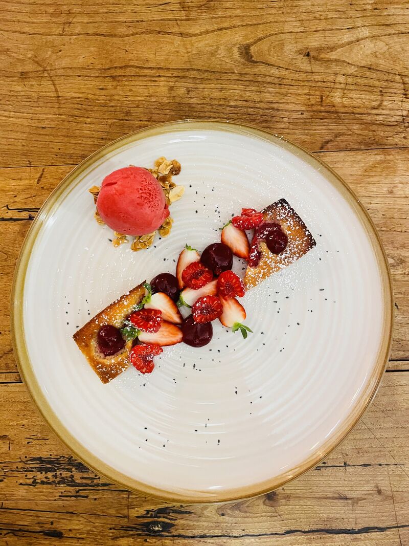 FINANCIER A LA FRAMBOISE