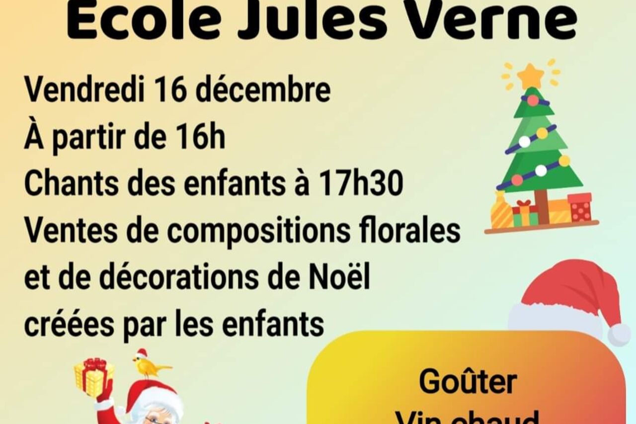 Marché Noël Ecole Jules Verne