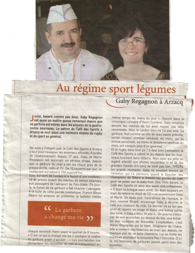 Les retours de matchs de rugby au café des sports