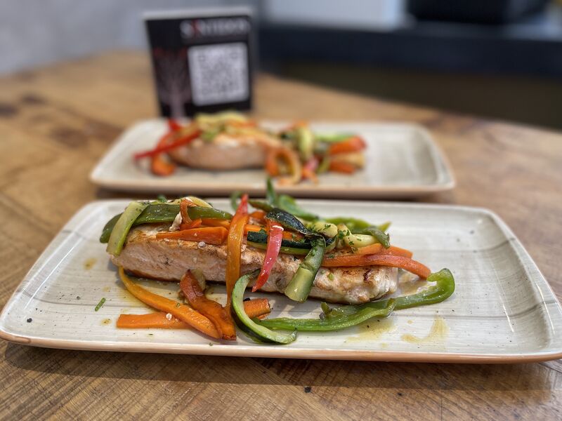 Plats de menú diari, Suprema de salmó a la papillota