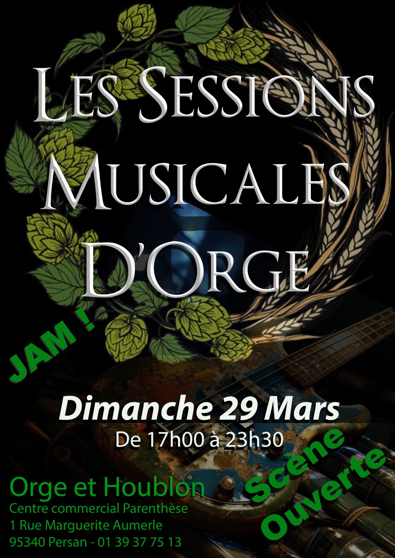 Jam Session - scène ouverte dimanche 29 mars