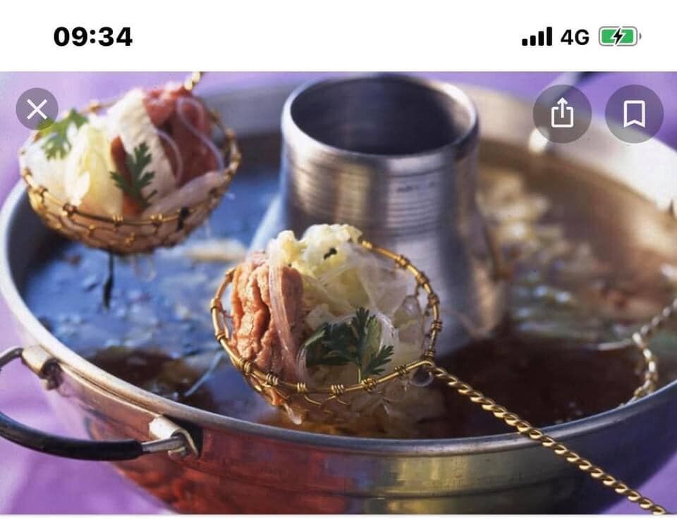 Les prix d’achats des produits et matière premières augmentent sans cesse, fondue chinois 4 personnes / 88 e